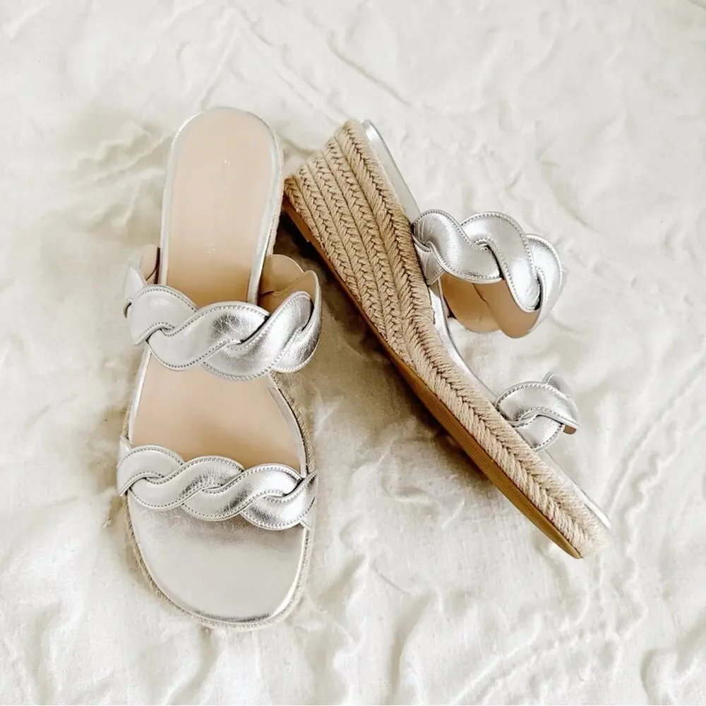 Stuart Weitzman Twist Espadrille
Wedge Sandal Size 8.5 - Picture 8 of 11